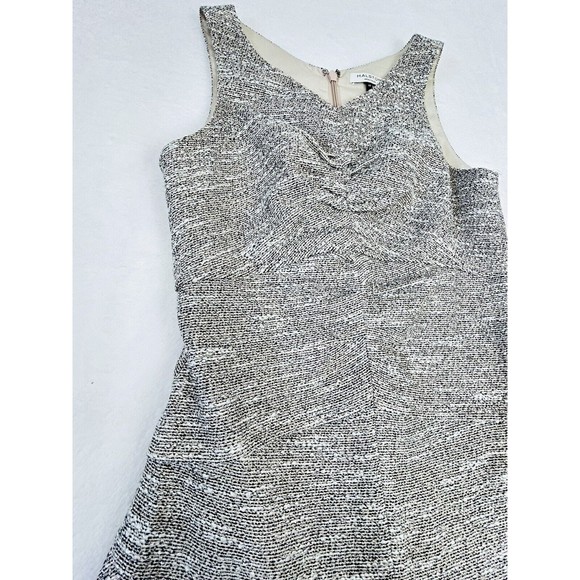 Womens Drop Waist Tweed Dress Size 12 Sleeveless Halston Heritage Schoolgirl - Picture 5 of 16